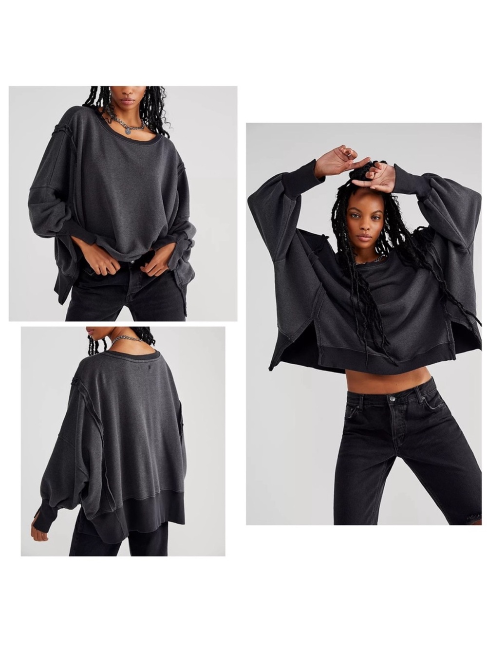 NWOT We The Free Oversized Camden Crewneck Sweatshirt